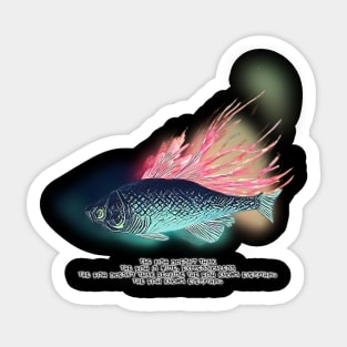 The fish doesn't think Sticker